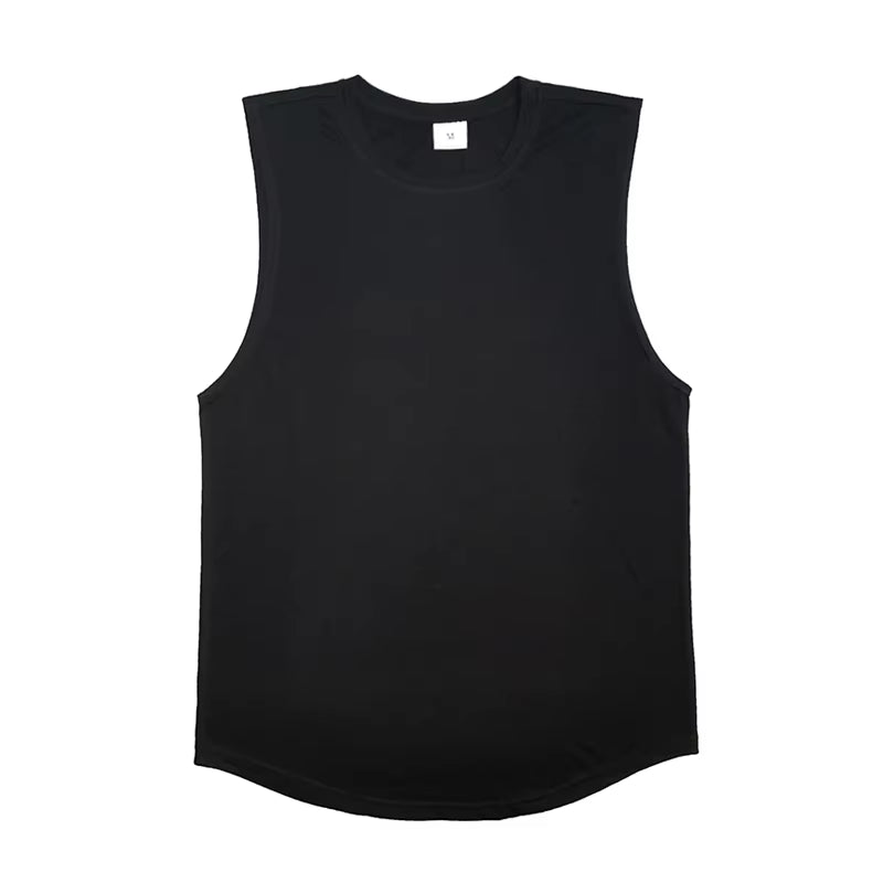 Brand New Plain Tank Top Men Bodybuilding Singlet Gym Stringer Sleeveless Shirt Blank Fitness Clothing Sportwear Muscle Vest